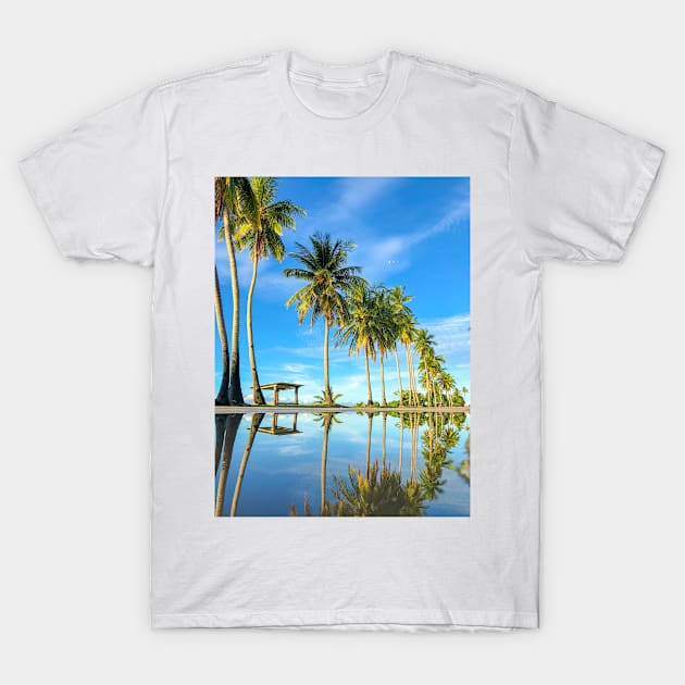 Tropical Palm Trees T-Shirt by NewburyBoutique